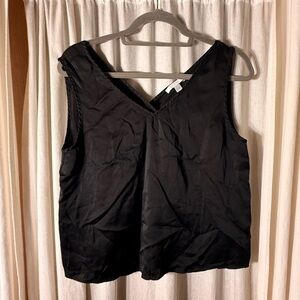 Lunya Washable Silk Cami Pant Set Black Size Large